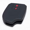 IKT Smart Key Silicone Cover for Toyota Cars, 2 Buttons, Black Red, Hiace, Regius