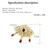 Chic Gold Color Crystal Brooch For Women Brooch Pins Flower Arabesque Bridal Wedding Jewelry