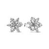 925 Silver Earrings Double Hoop Butterfly Earring Fit Charms Diy Fine Jewelry Gift For Women Making Accessories