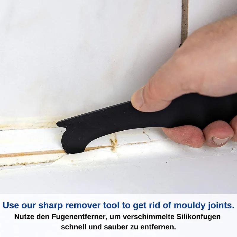 Набор силиконовых инструментов для уплотнения швов, шпатель для герметика, скребок для плитки, оконная затирка, удаление кромок, кухонные строительные инструменты