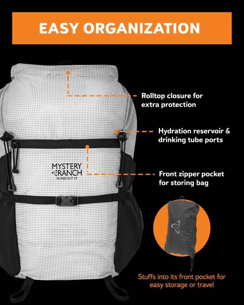 [Mystery Ranch] Trekking Backpack In-N-Out 25 2025 Model 1976167121 Dove