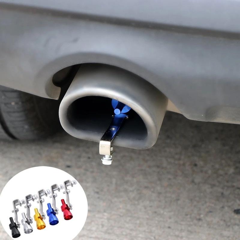 1Pc Universal Aluminum Turbo Sound Exhaust Muffler Pipe Whistle Car Blow Off Valve Tip Simulator Whistler