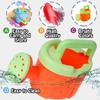 Beach Toys Set for Kids Toddlers Girls Sandcastle Sand Bucket Shovels Animal Sand Molds Travel Sand Toys for Beach Sandbox Toys