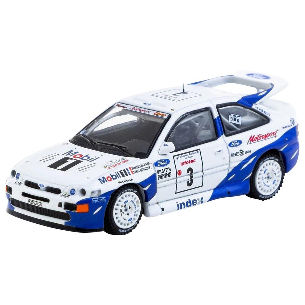Speedmaster Japan TARMACWORKS Ford Escort RS Cosworth Тур де Корс 1993 Победитель ралли Франсуа Делекур Даниэль Граталуп 1/64 Готовая модель