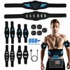 Electric Vibration Slimming Rechargeable EMS Waist Arm Tight Weight Loss Fiess Exercise Abdominal Abs Toning Belt Body Slimming