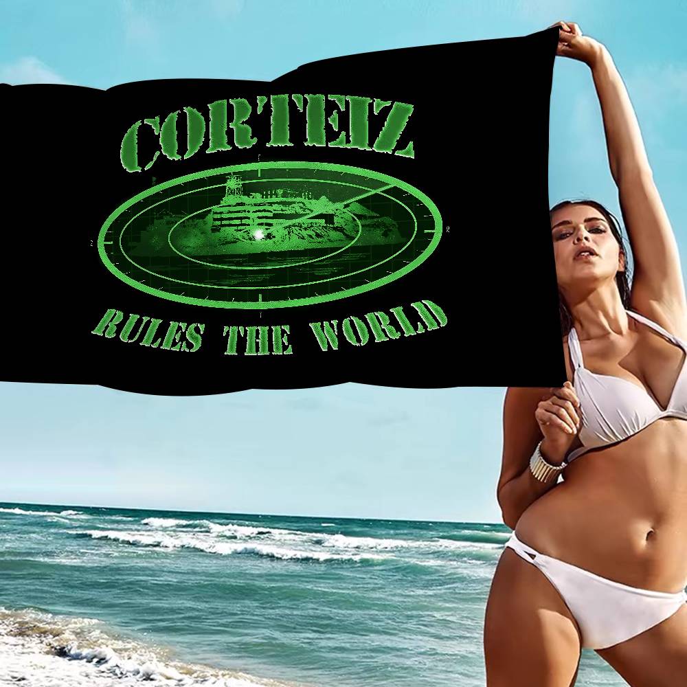 Горячая Мода C-Corteizs Большие Микрофибровые Пляжные Полотенца Быстросохнущие Полотенца Песчаные Пляжные Полотенца Полотенце для Бассейна для Путешествий Пляжный Бассейн Йога