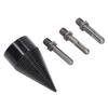 4pcs Heavy Duty Detachable Log Splitter Bit Hex Shank Firewood Drill Bit  Family Heating