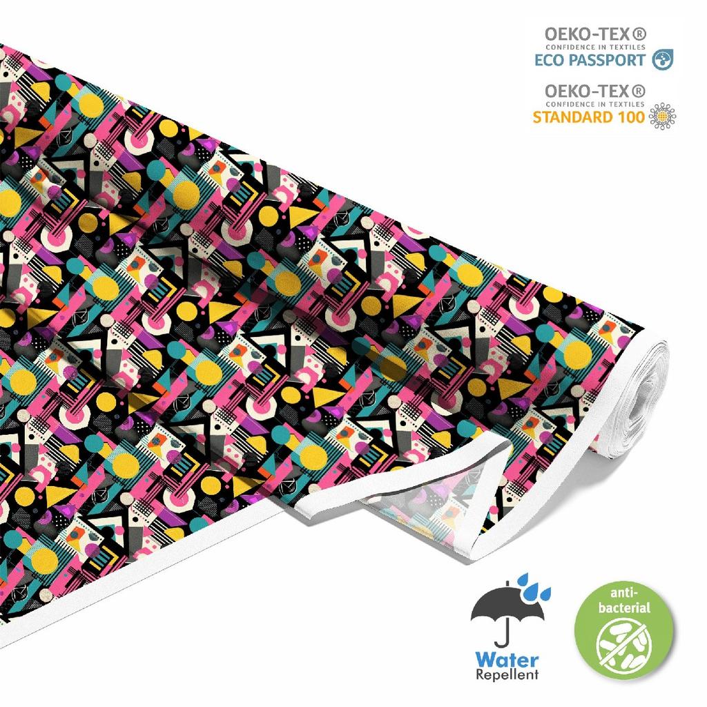 Outdoor Dekostoffe Oxford - Motiv Geometrisch I Dx3598