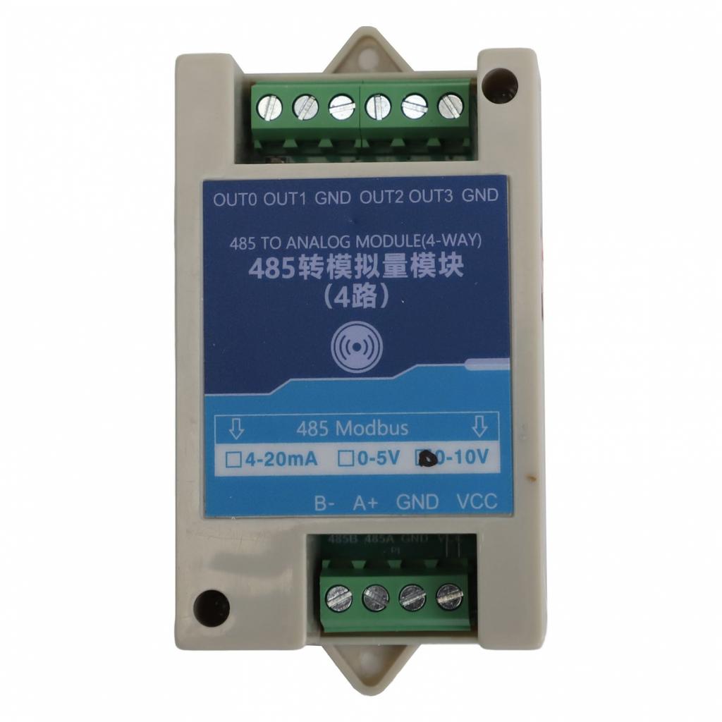 24 Channel For Modbus RTU RS485 To Analog Output Device For Industry Use
