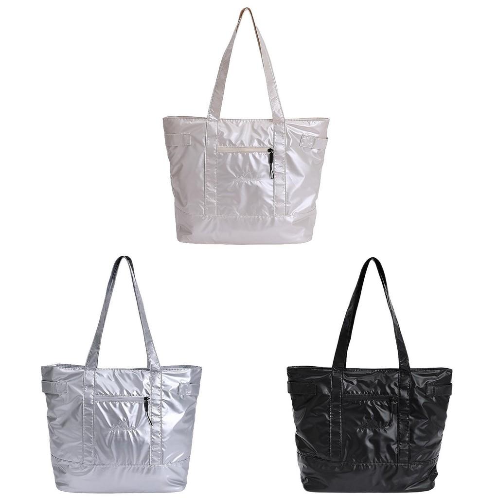 Simple Large Capacity Letter Embroidered Tote Bag For Women Summer Casual Daily Use