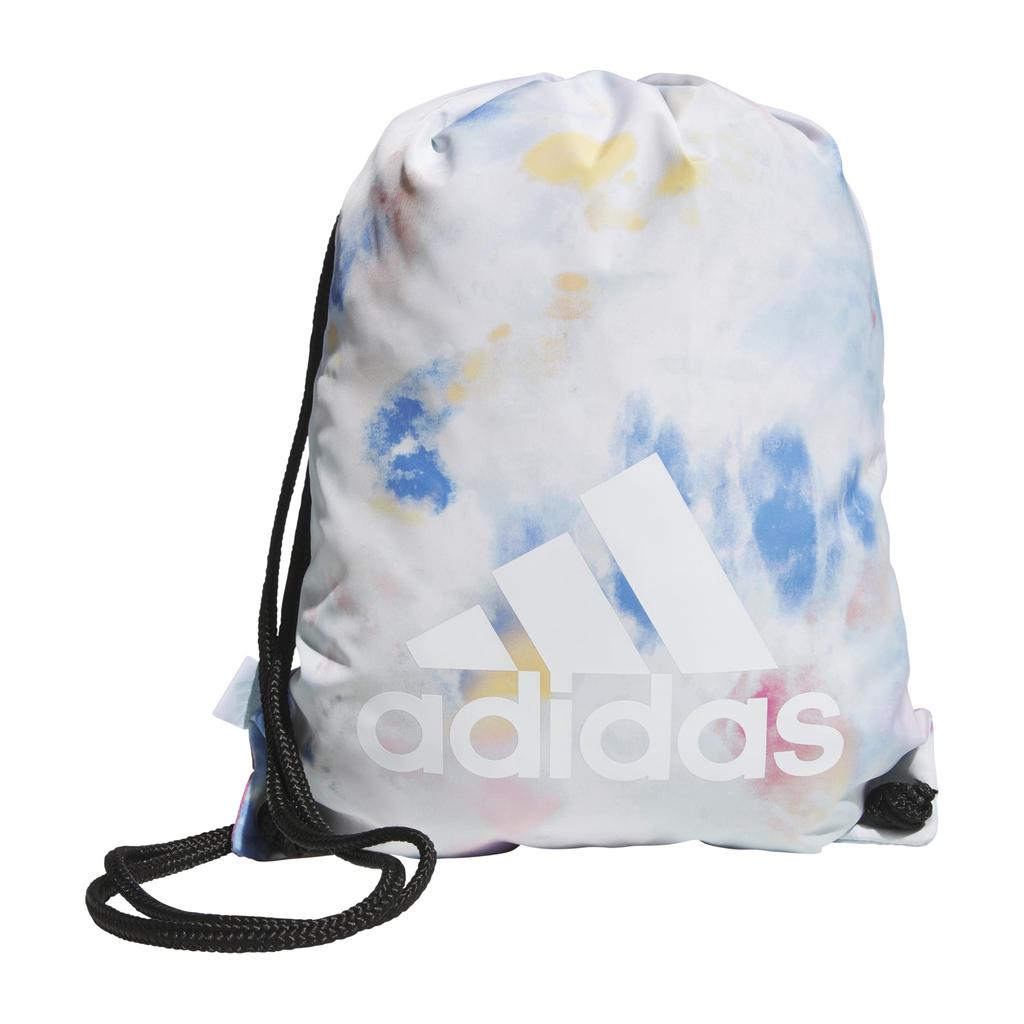 Adidas Ready Sackpack Lightweight Drawstring Small Gym Wash Halo Mint One Size – Backpack, Bag, Tie-Dye Green/White/Black/1.0,