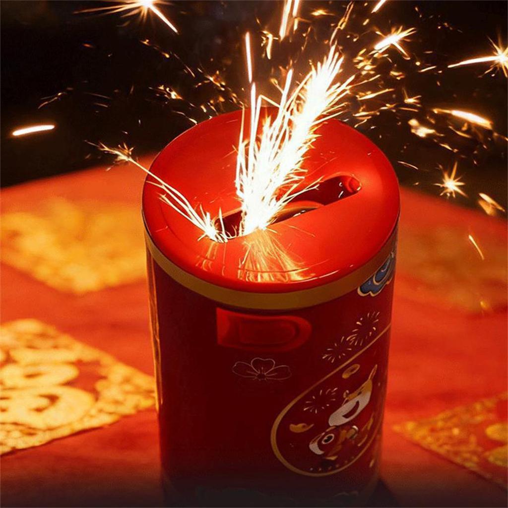 New Year Sparkler Toy  - Rechargeable LED Firework Toy  With Remote Control, Safe Festival Decor For Kids & Home