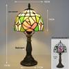 Tiffany Vintage Stained Glass Table Lamp for Bedside or Cafe