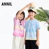 Вязаная футболка Annil для детей с круглым вырезом и короткими рукавами