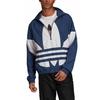 adidas Мужская куртка Originals с большим логотипом на молнии, синяя, FM9894