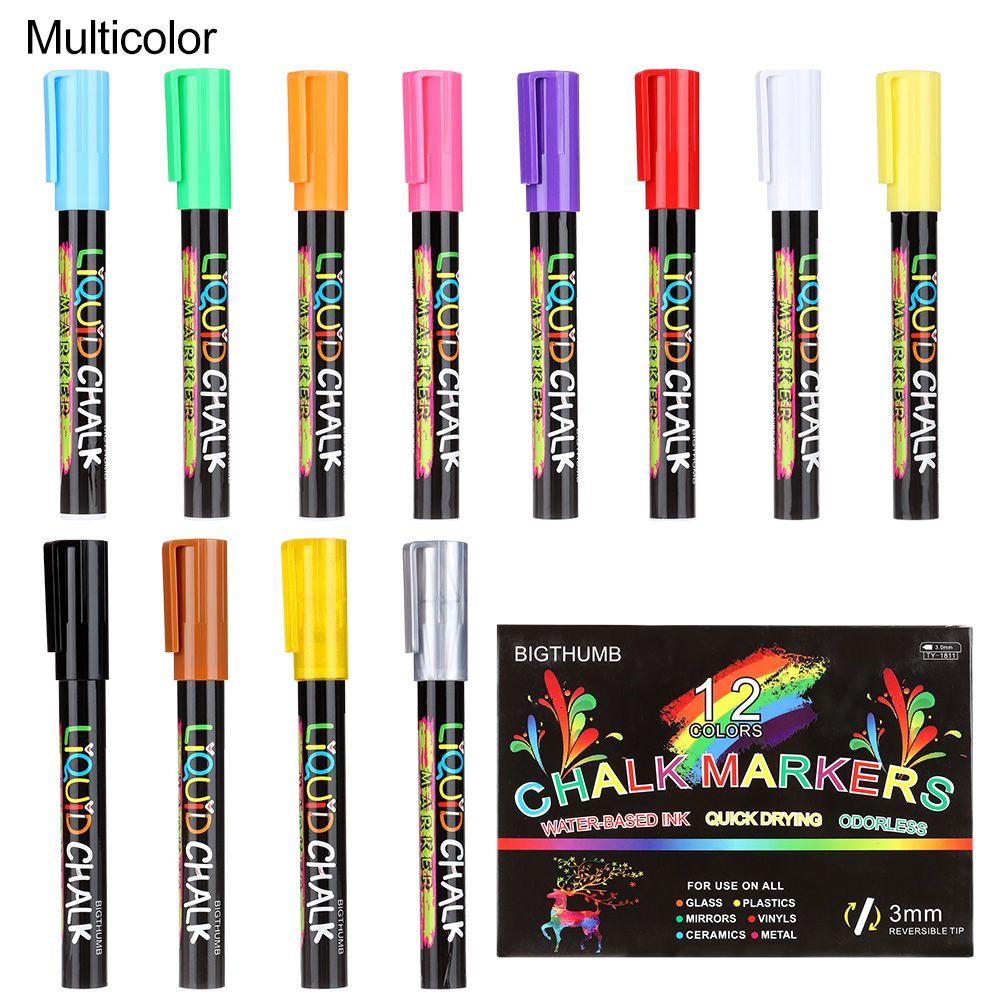 Environmental Metal Plastics Chalkboard Blackboard Windows Liquid Chalk Chalk Marker Marker Pen