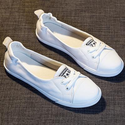 Большие размеры женские белые кроссовки из натуральной кожи вулканизированные туфли женские на плоской подошве со шнуровкой повседневные легкие удобные туфли для беременных