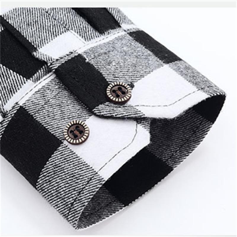 Мужская рубашка с длинным рукавом в клетку, модная повседневная рубашка, мужские корейские весенне-осенние матовые универсальные клетчатые рубашки