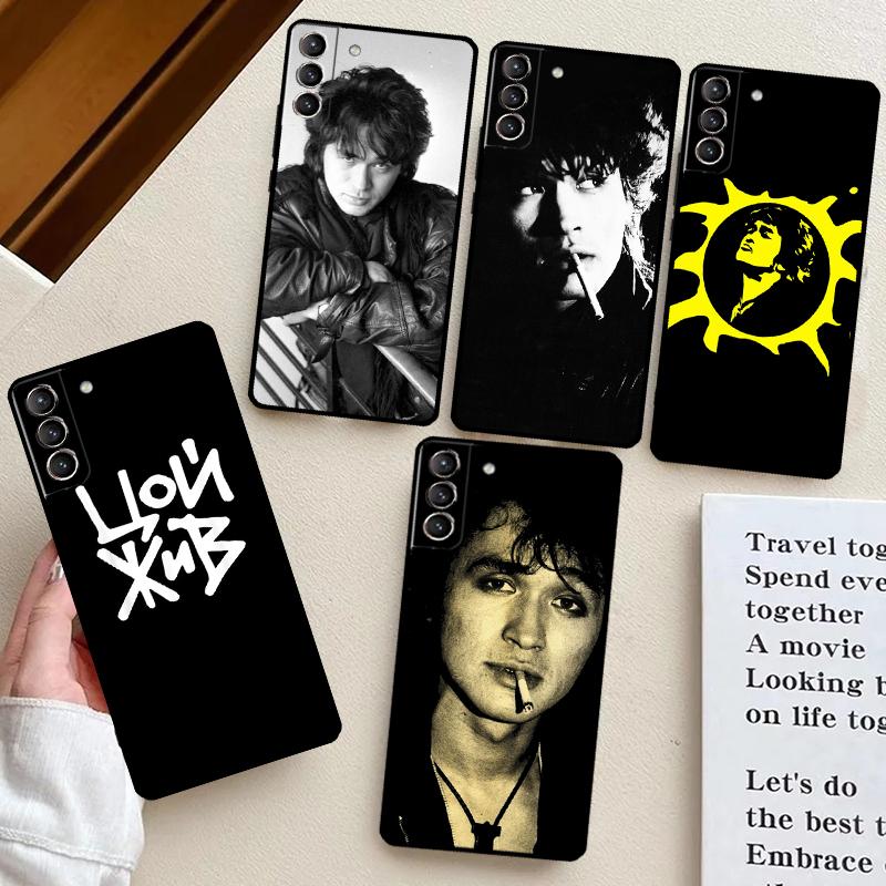 Чехол Viktor Tsoi для Samsung Galaxy S24 Ultra S21 S22 S23 Plus Note 10 Note 20 S8 S9 S10 S20 FE Coque