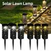1000MAH Outdoor Solar Light Waterproof Garden Lawn Lamp for Park Landscape Courtyard Balcony Decoration Solar Retro Buried Path Light