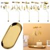 Gold Tealight Wedding Party Spinning Candle Holder Candlestick Rotating