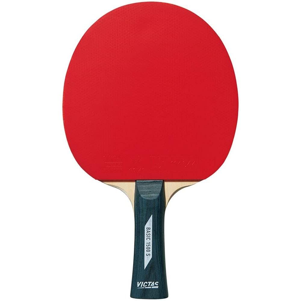 Victas table tennis racket rubber attached includes ball BASIC shakehand flare.