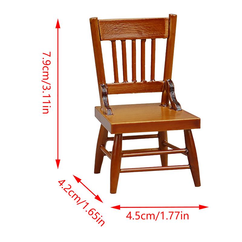 1:12 стульев для кукольного домика, миниатюрный стульчик, мебель для дома, модель, декор, игрушка, кукольный домик, аксессуары