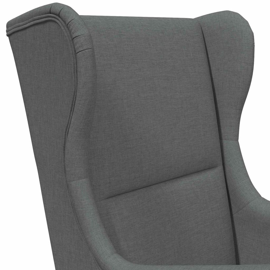 Armchair Dark Grey Fabric