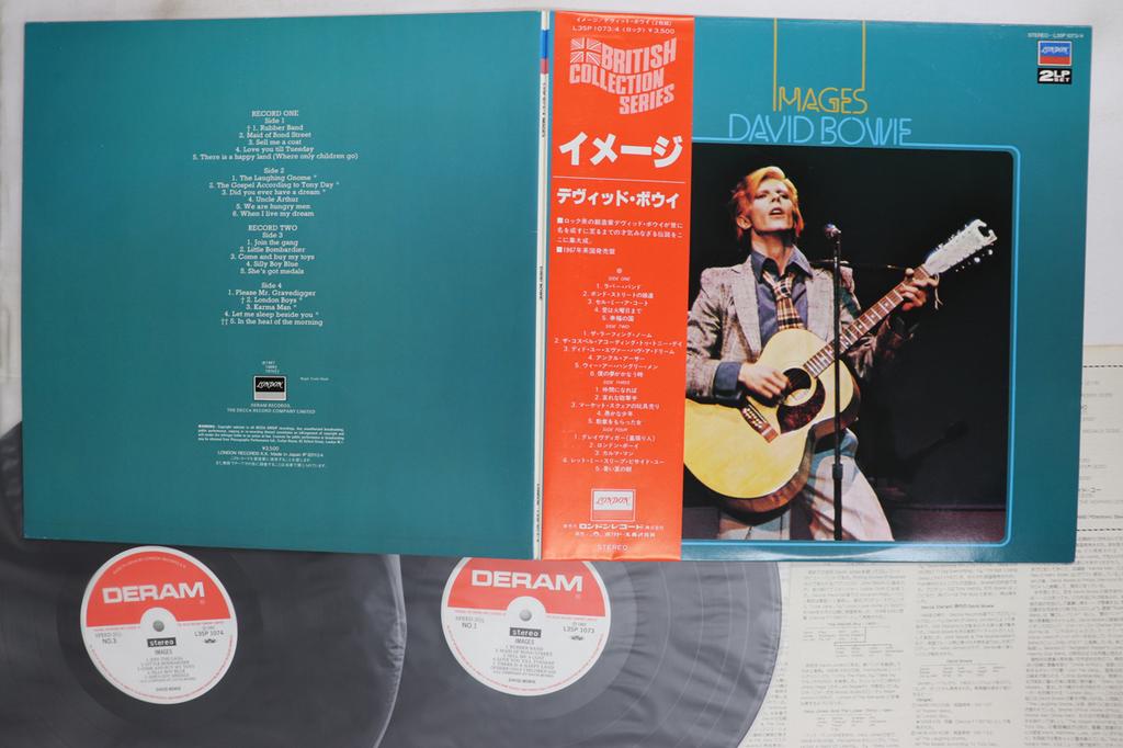 Виниловая пластинка DAVID BOWIE Images L35P1073 DERAM 1982 Япония Obi Рок Б/у
