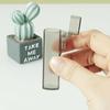 4pcs Portable Plastic Toothpick Box: Transparent Plastic Toothpick Box, Suitable for Outdoor Travel - Kitchen and Restaurant Supplies