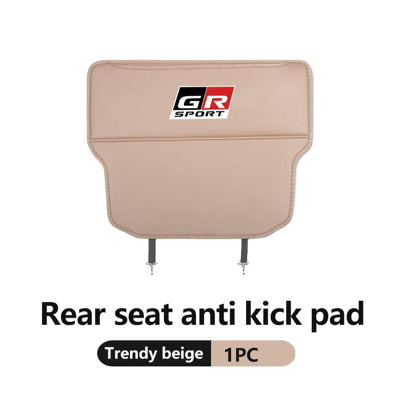 svagd6 Car Interior Seat Back Anti Child Kick Protector Pad Auto Storage Accessories For Toyota GR Sport Crown RAV4 Yaris Land Cruiser