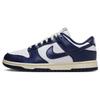 Кроссовки Dunk Low Premium WMNS Vintage Navy White Midnight Navy Coconut Milk Женские FN7197-100