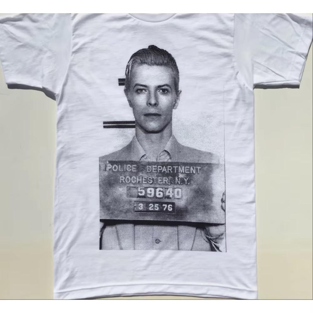 2026 Summer New Design D Bowie Portrait TShirt HighQuality Comfortable Breathable Mens Printed Roundneck TShirt