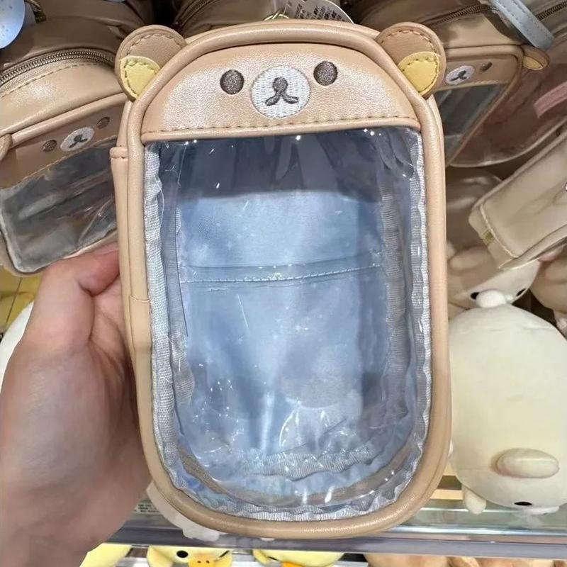 Мультяшный клатч с мишкой, парный, аниме, для отдыха, мишка, из ПУ, кошелек для монет, сумка для мобильного телефона, для хранения, кошелек для ключей, изысканный подарок