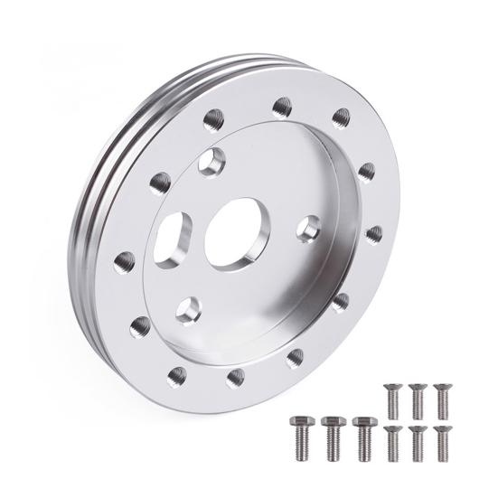 Steering Wheel Bolt Adapter, 6 Hole to 3 Hole Aluminum Hub Spacer, 0.5" 1" Thickness for Racing Car Steering Column
