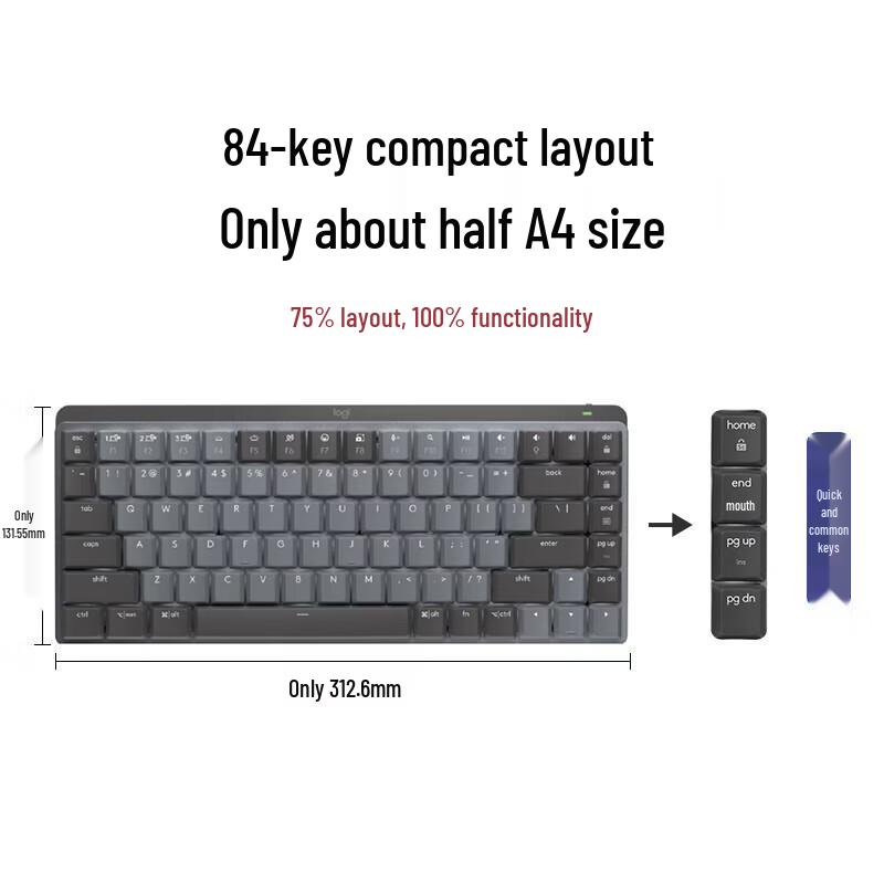 Logitech MX Mechanical Mini Compact Keyboard