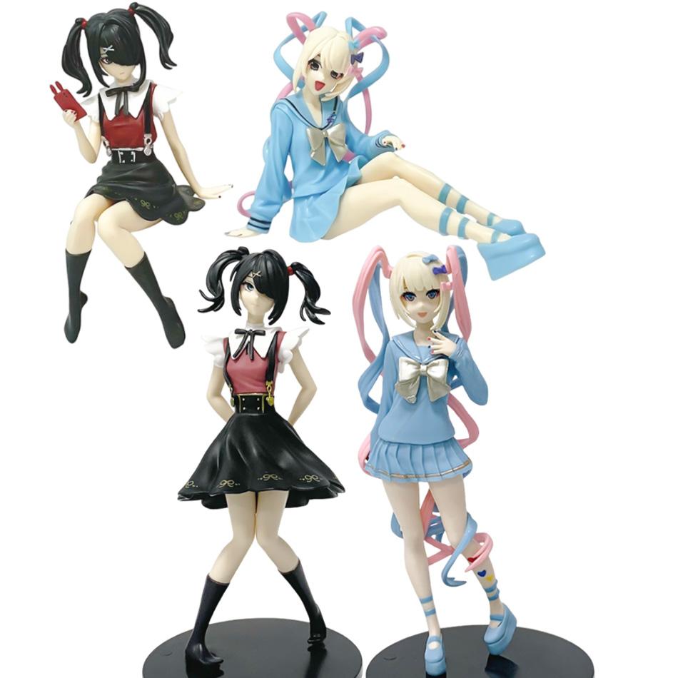 Аниме Needy Girl Overdose Милая Рейн Кандж ПВХ Фигурка Красивая Девушка Настольная Модель Коллекция Подарок на День Рождения Рождество В наличии