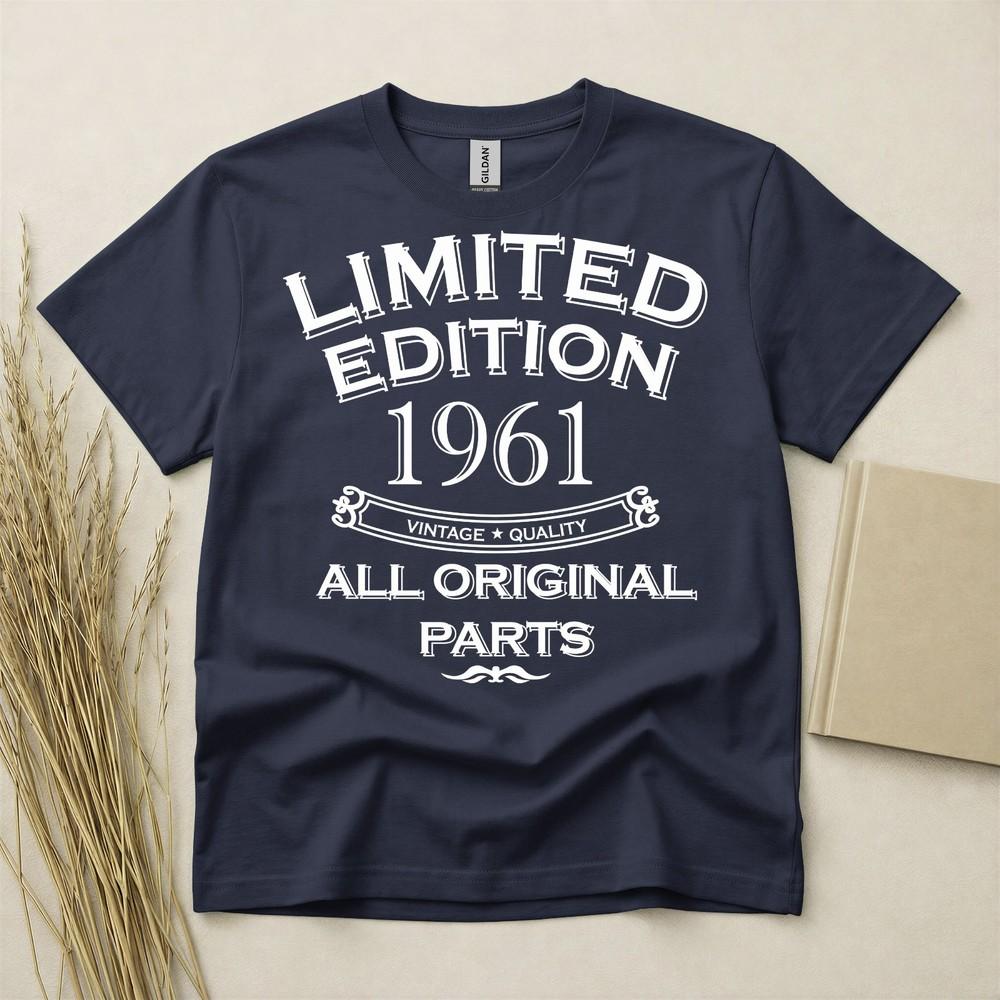 65th Birthday Tshirt Born In 1961 65 Years Old Gifts Vintage Limited Edition Tee