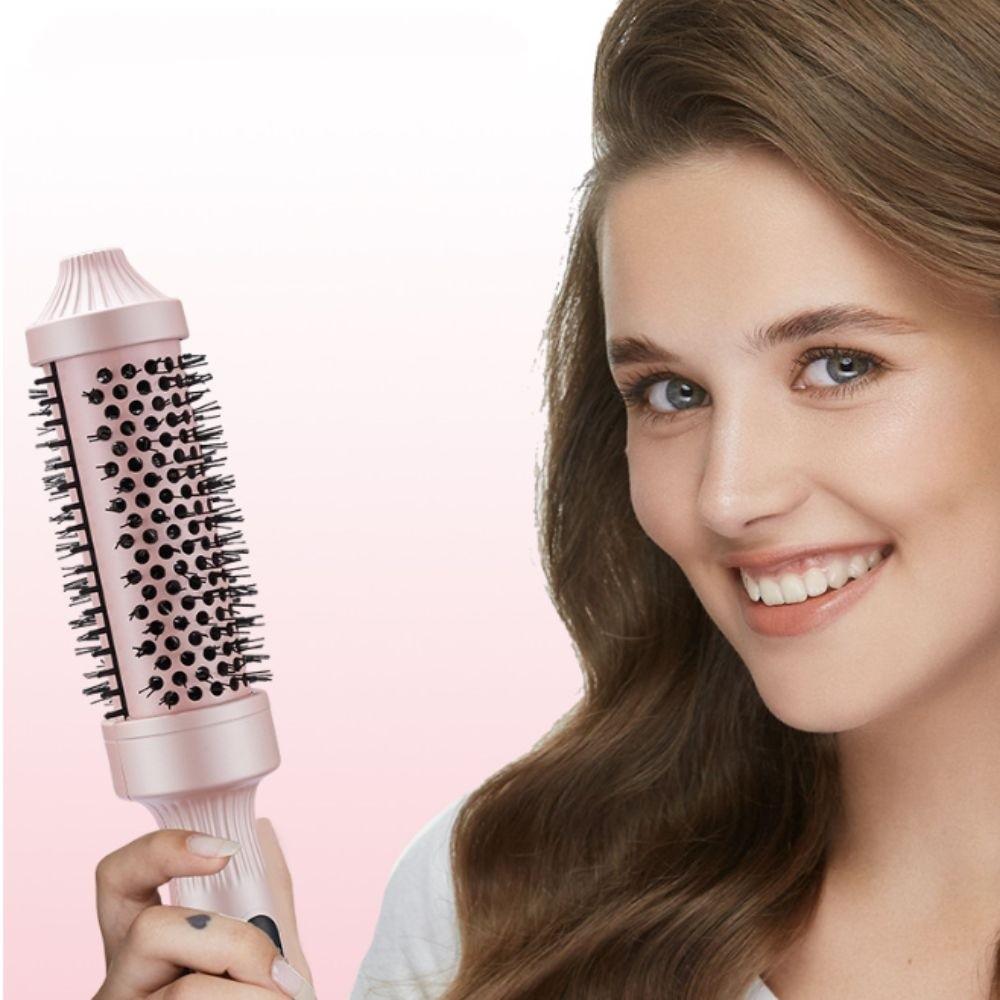 Curling Curling And Straightening Hair Brush 2 In 1 Fluffy Volume Hair Care Styling Tool  Home Use