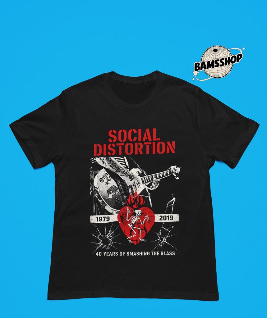 Social Distortion Band T-Shirt , Retro Punk Rock Merch Tee, Music Unisex Shirt, Gift, Concert