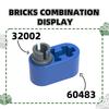 Non-Toxic 217Pcs/Lot No.60483 Beam Thick Bricks 1X2 Axle Holes Block Moc Color Accessories Compatible With Brick Diy Children'S Toy