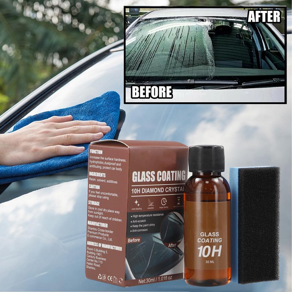 Ceramic Coating Ceramic Coating Front Windshield Rearview Mirror Sponge Wipe