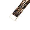 Women  Jewelry Leopard Leather Bangle  Wide Wristband Bracelets & Bangles Magnetic Clasp Bracelet