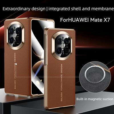 Интегрированный чехол-оболочка и пленка с полным покрытием для телефона huawei mate x7 SULADA натуральная кожа мгновенное обновление до xt для matex6 x5