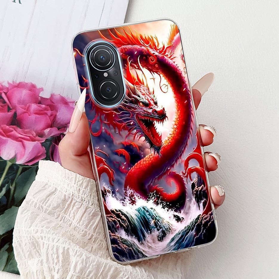 Чехол для Huawei Nova 9 SE Чехол Nova9 Pro Роскошный с рисунком цветов Мягкий тонкий чехол для телефона для Huawei Nova 9 Pro Nova9 SE Fundas Сумки