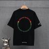 DT84 CHROME HEARTS Летняя Новая Высококачественная Хлопковая Свободная Большого Размера Футболка для Мужчин и Женщин Парная Футболка