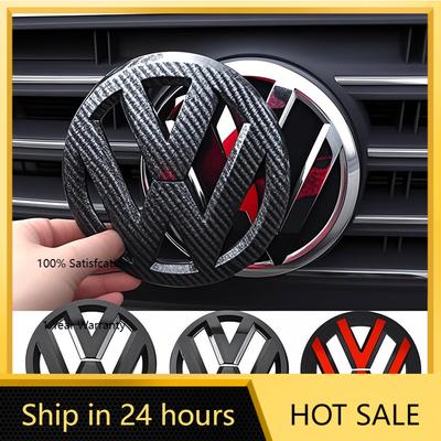 Для VW VOLKSWAGEN Новый Автомобиль Передняя Решетка Радиатора Значок Накладка Накладка На Крышку Багажника Для VW GTI Polo Golf MK6 MK7 MK8 Passat Tigua
