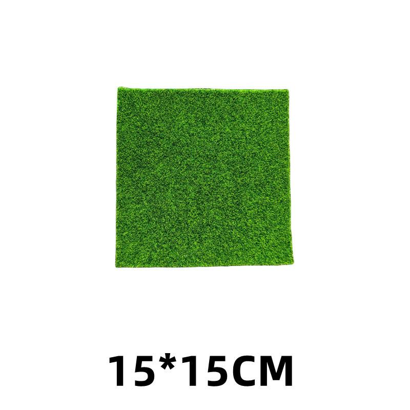 Мини Искусственная Газонная Трава Зеленая Искусственные Газоны Дерн Ковры Миниатюры Сделай Сам для Сада Уличный Искусственный Зеленый Квадратный Коврик из Травы Декор 2 шт.