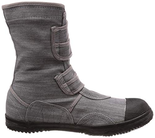 GD Japan Work Boots with Steel Toe Cap for High Altitude Landscaping and Agricultural Use, Wide 4E Width, GD-01 Denim, Gray, Size 26 Cm, 4E