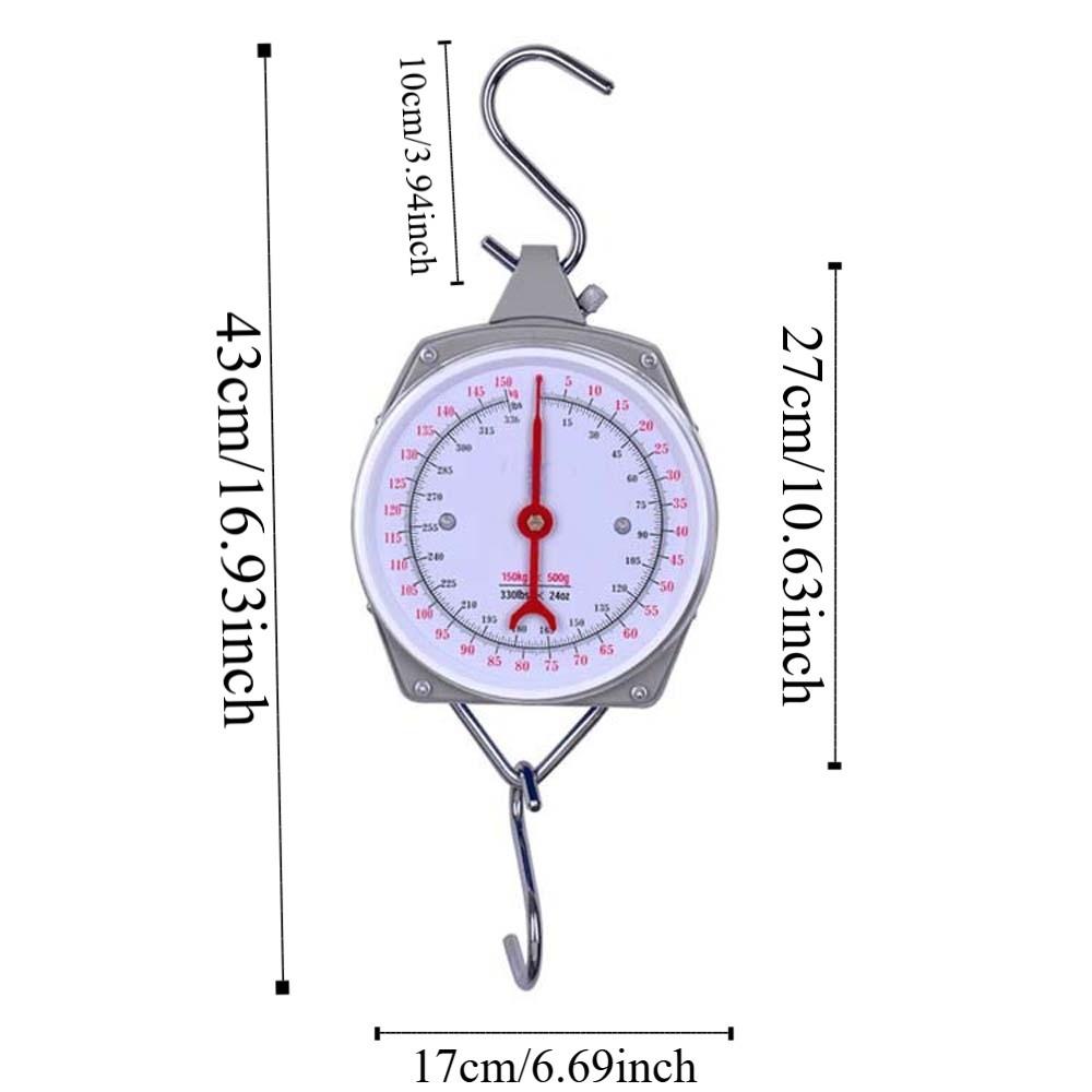 with Hanging Hook Luggage Scale Accurate Measurement Weighing Apparatus  for Fishing